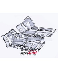 Gomas interiores Juego de 12 piezas originales SEAT 600