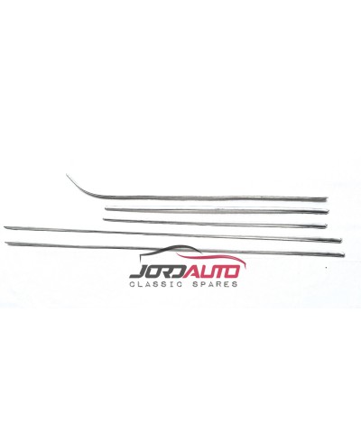 Juego molduras laterales y capo de aluminio SEAT 600. recambios  clasicos jordauto